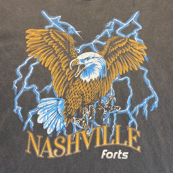 Nashville Forts XXL Charcoal Gray T Shirt. - Picture 3 of 8